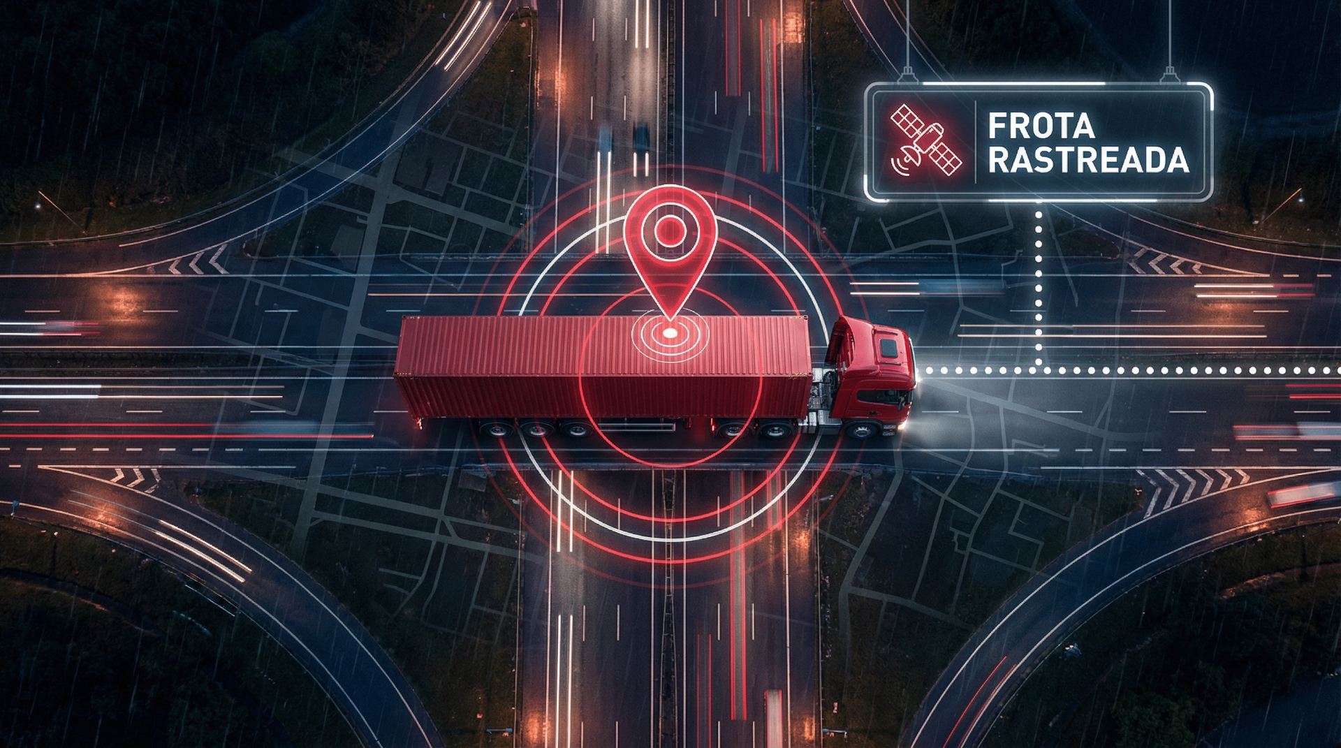 Frota rastreada com GPS e telemetria